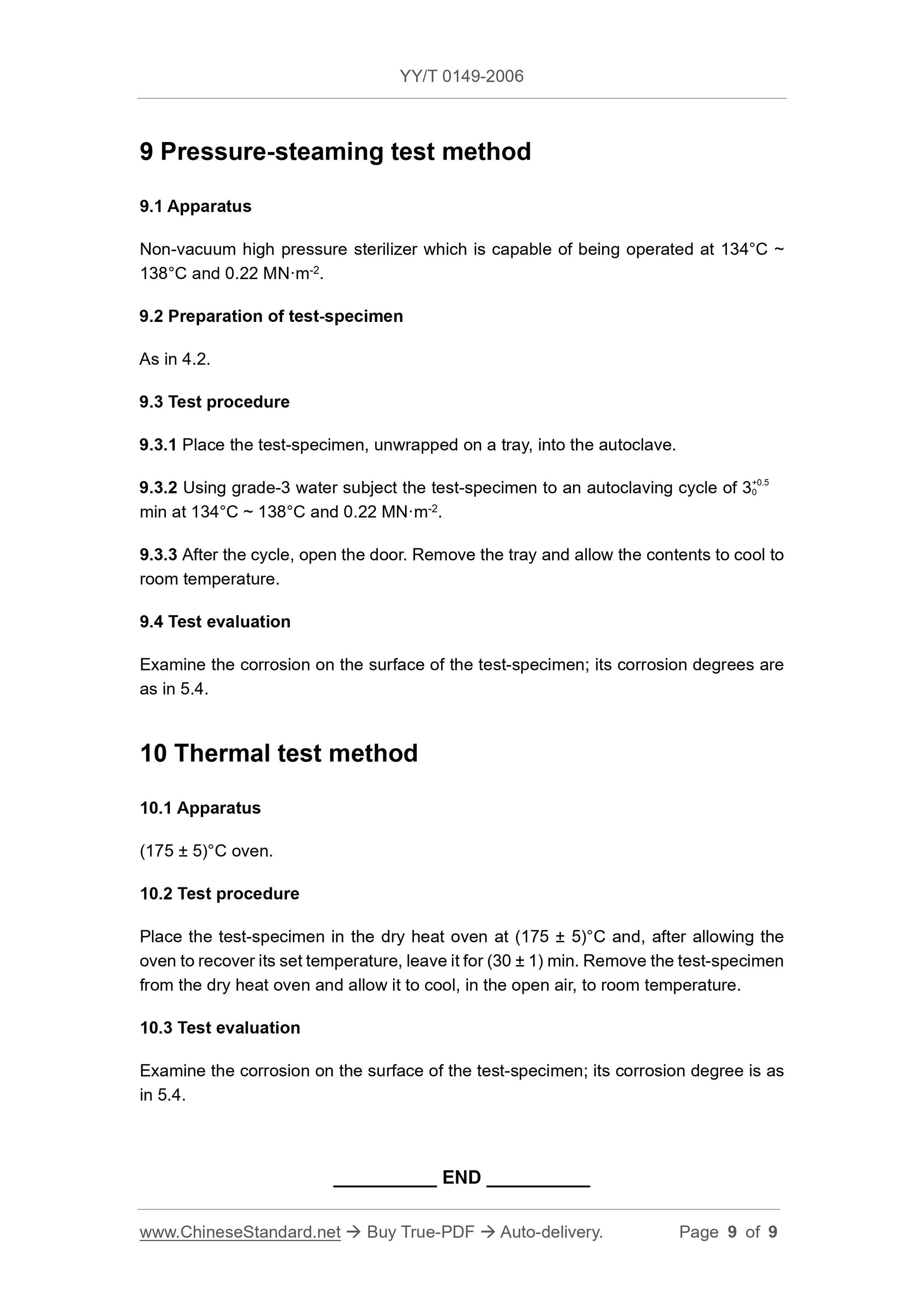 YY/T 0149-2006 Page 9