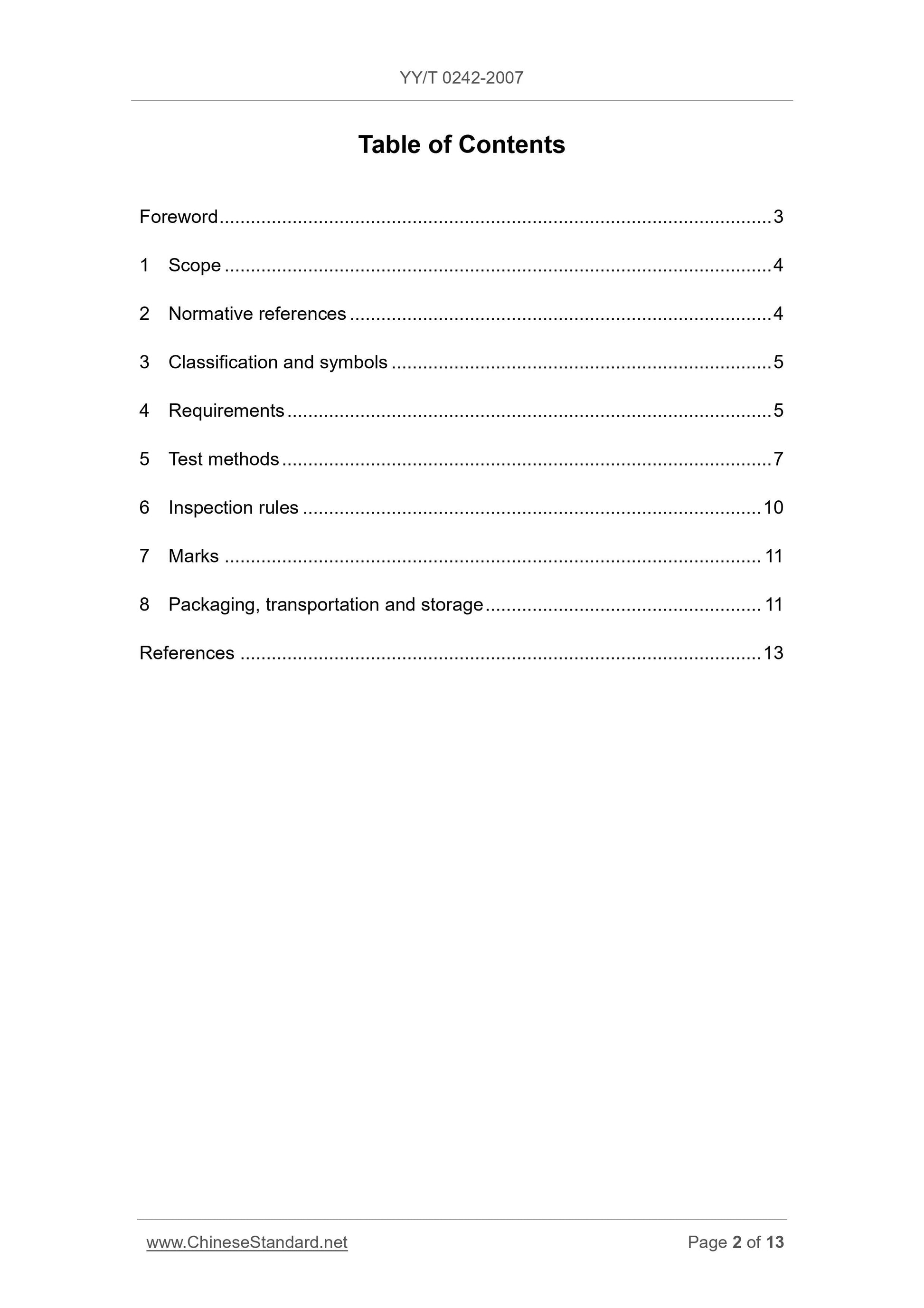 YY/T 0242-2007 Page 2
