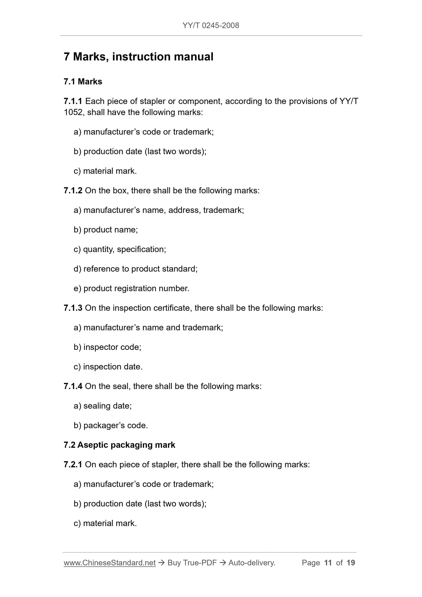 YY/T 0245-2008 Page 11