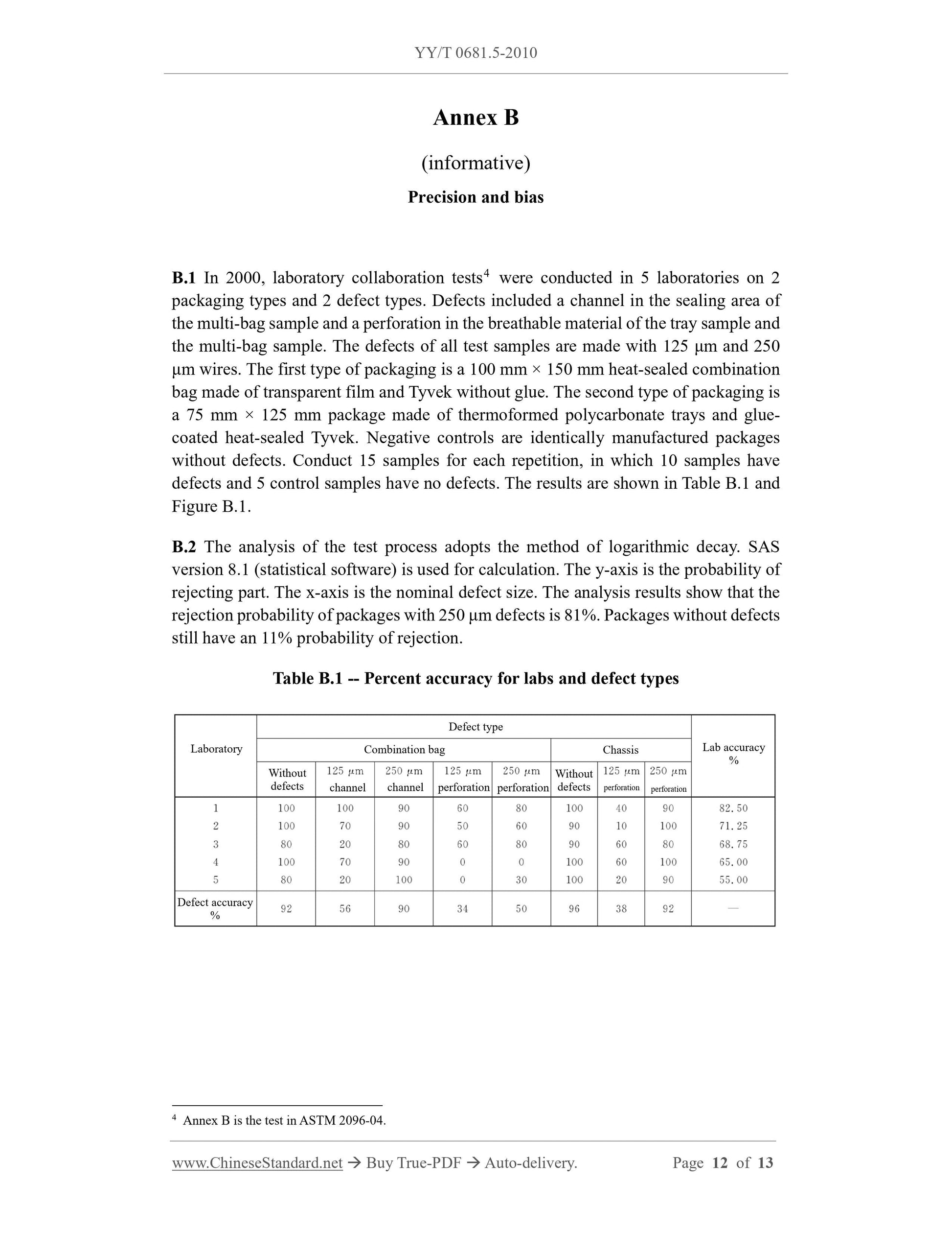 YY/T 0681.5-2010 Page 12