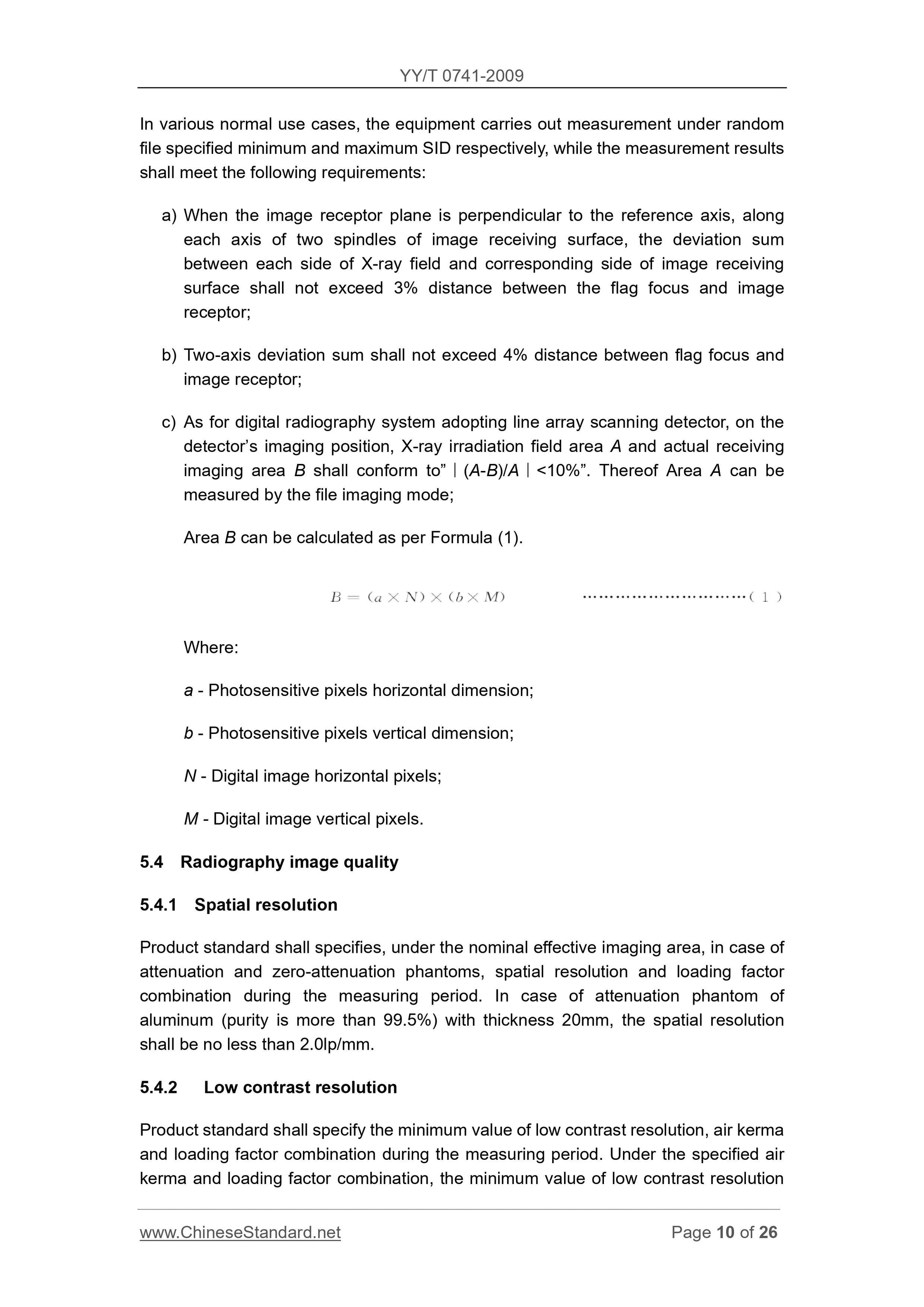 YY/T 0741-2009 Page 10