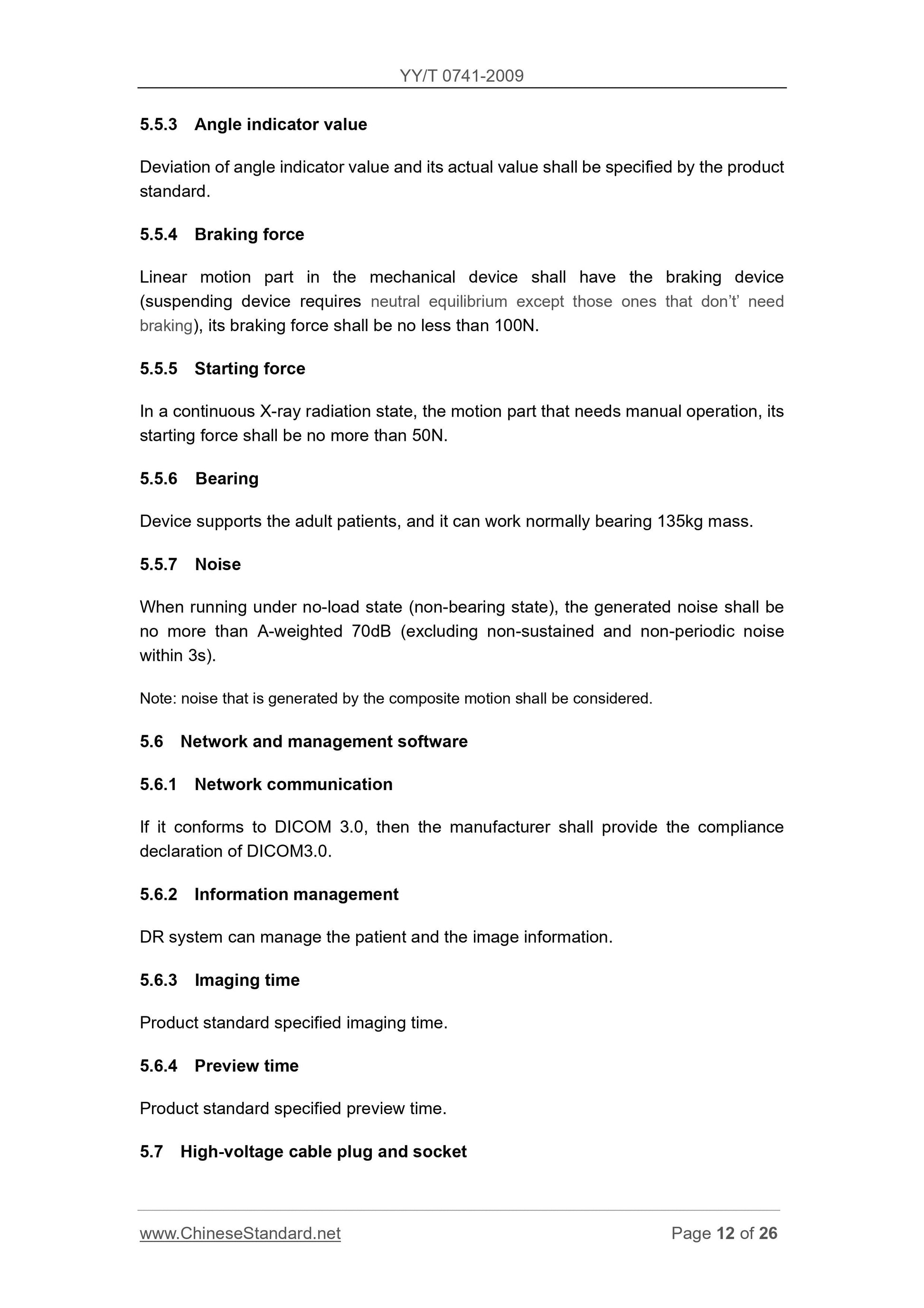 YY/T 0741-2009 Page 12