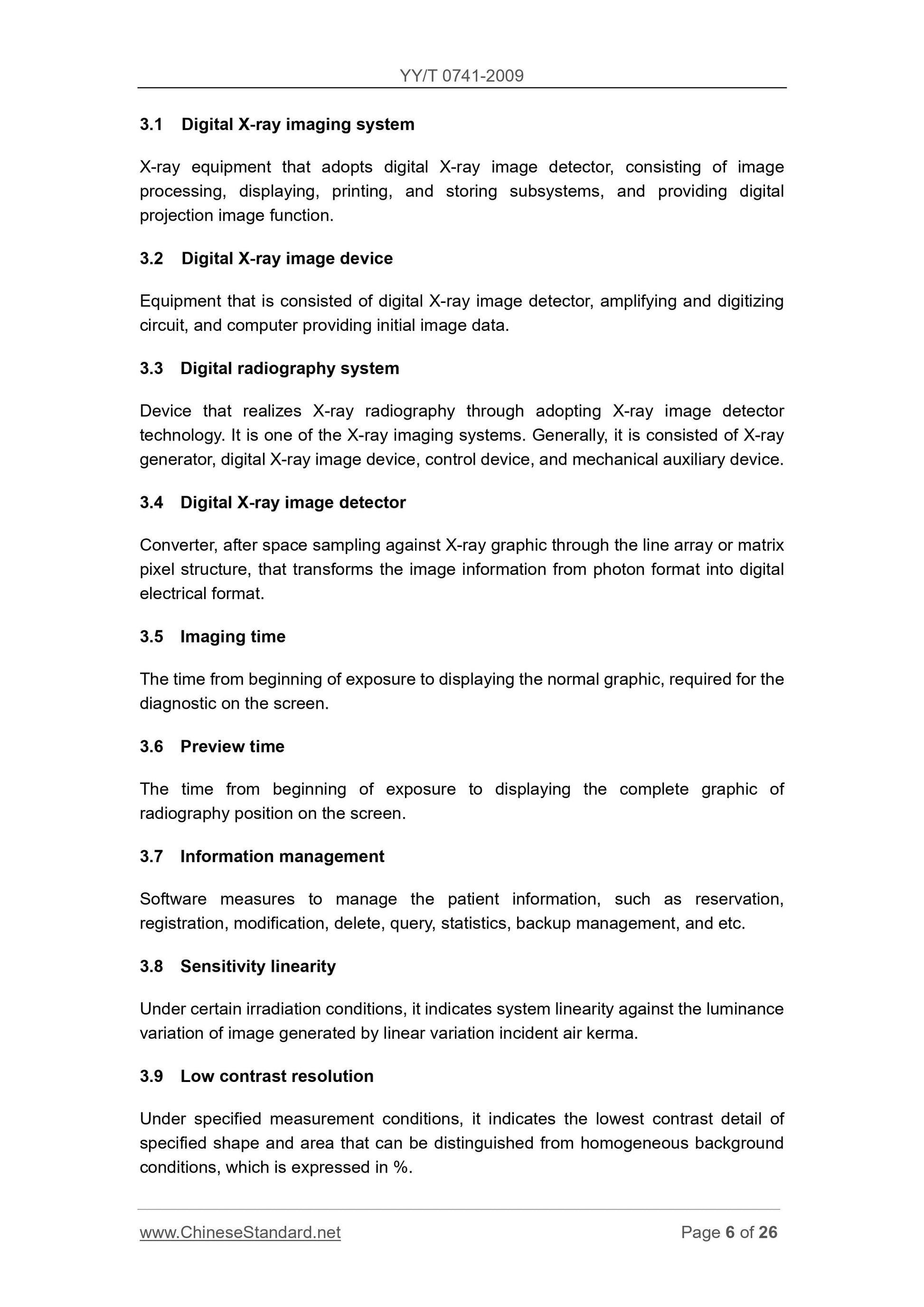 YY/T 0741-2009 Page 6