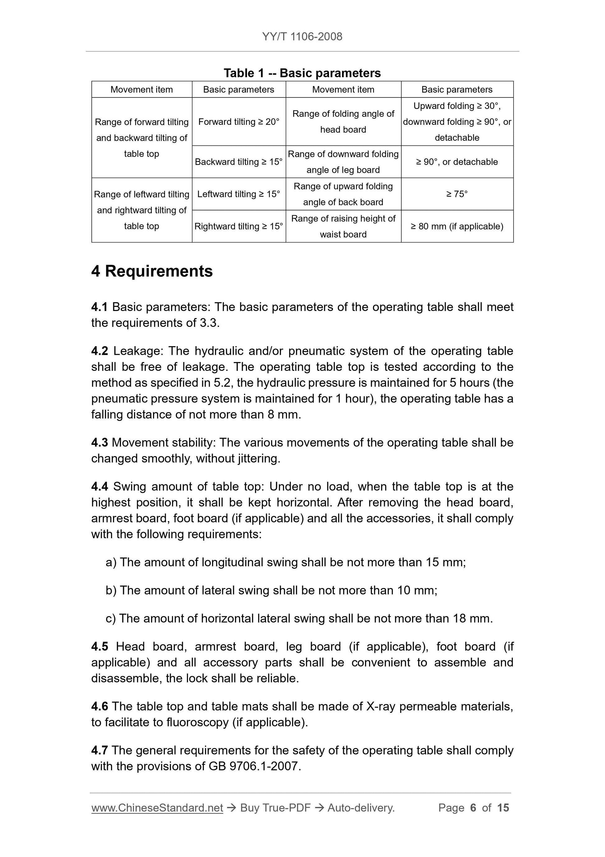 YY/T 1106-2008 Page 6