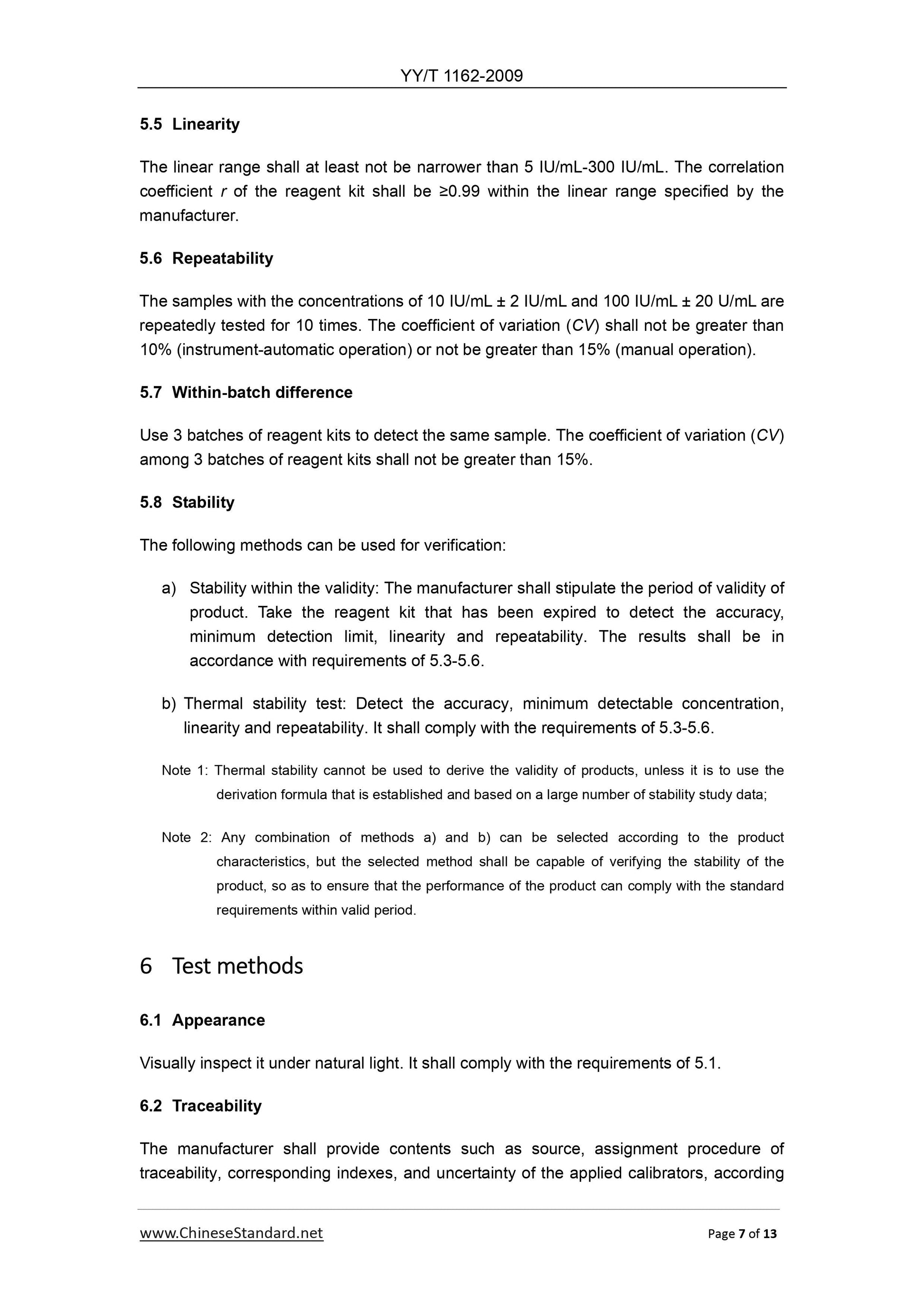 YY/T 1162-2009 Page 7